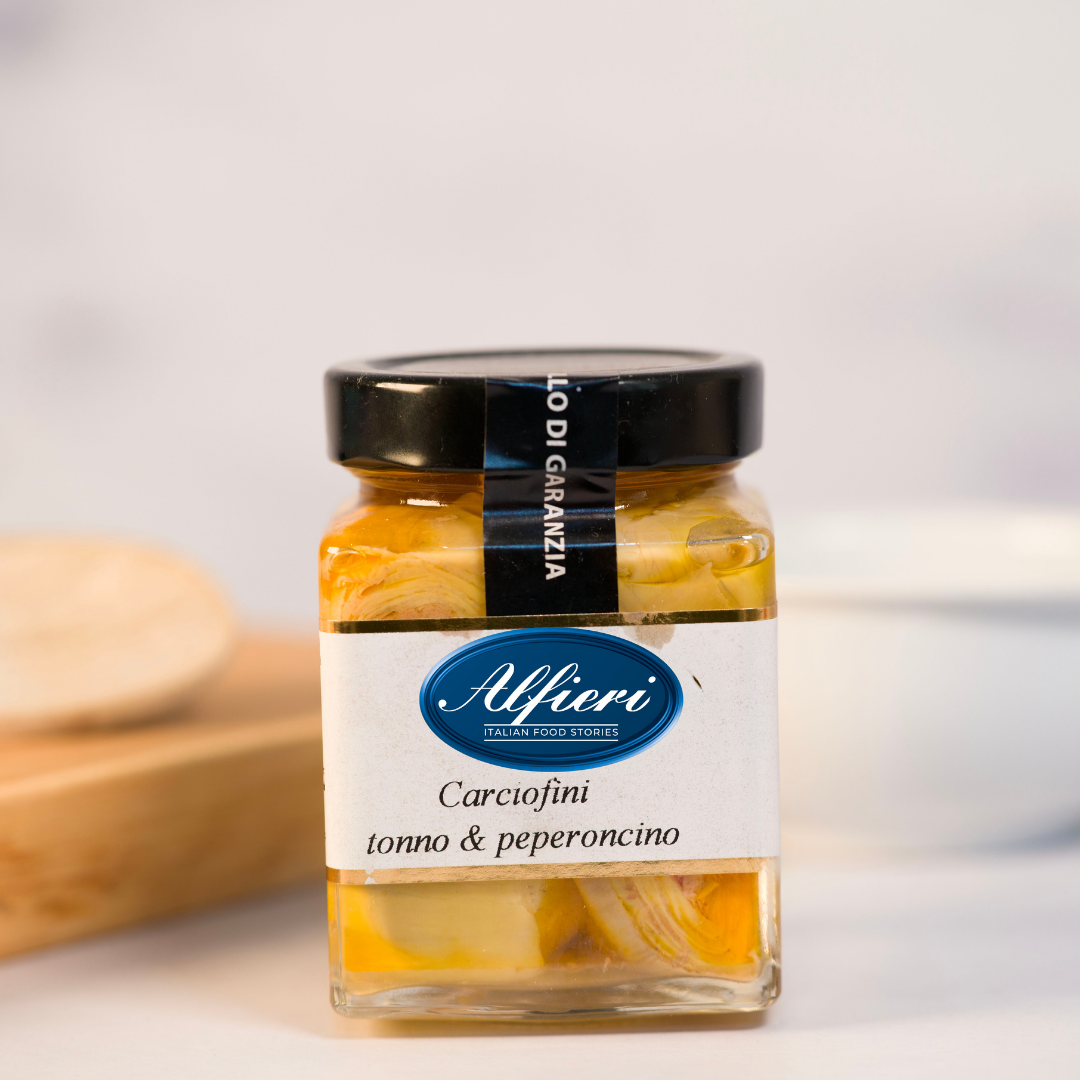 CARCIOFINI RIPIENI TONNO E PEPERONCINO