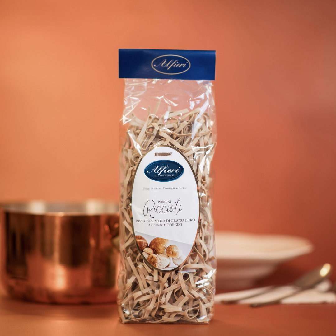 Riccioli ai Funghi Porcini