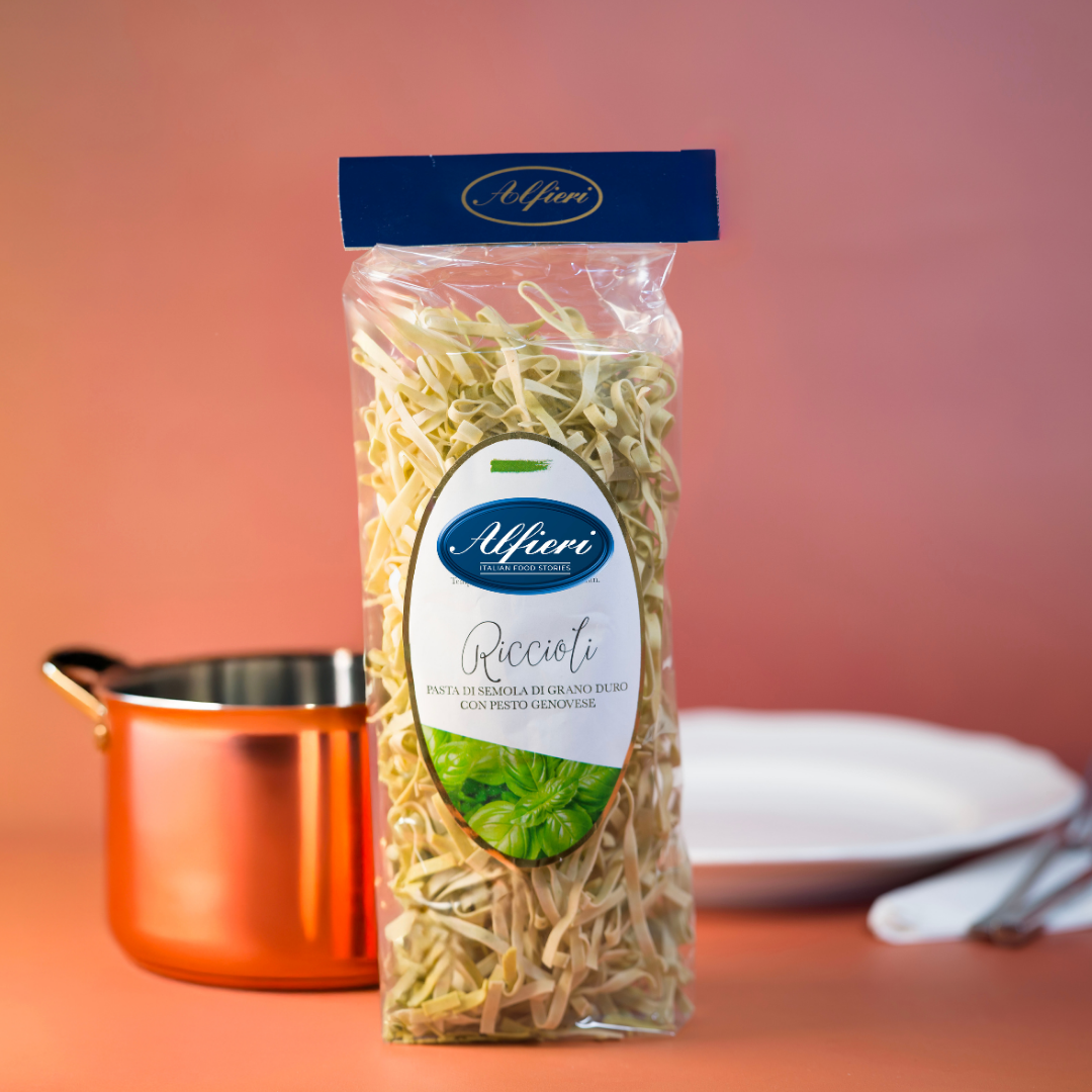 RICCIOLI AL PESTO
