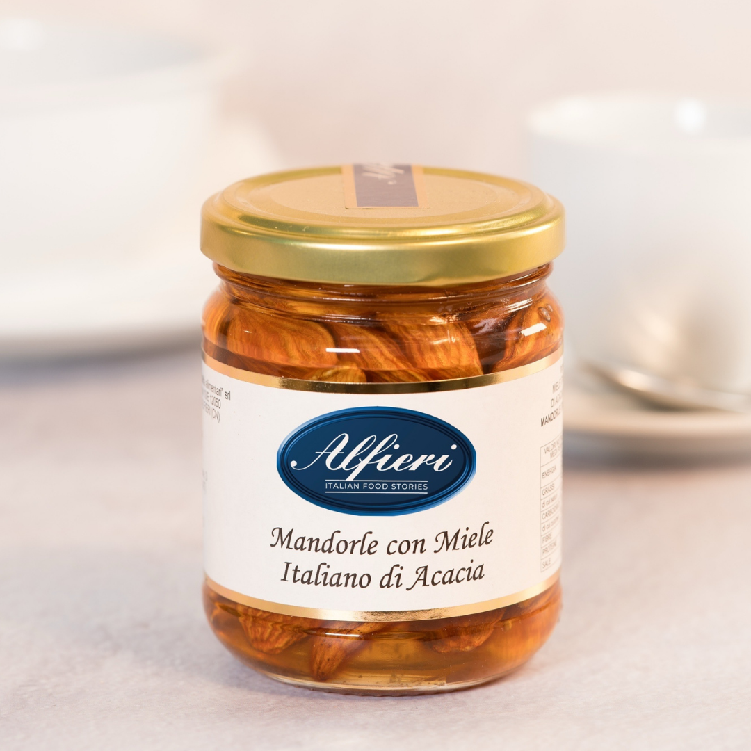 Mandorle con Miele italiano di acacia