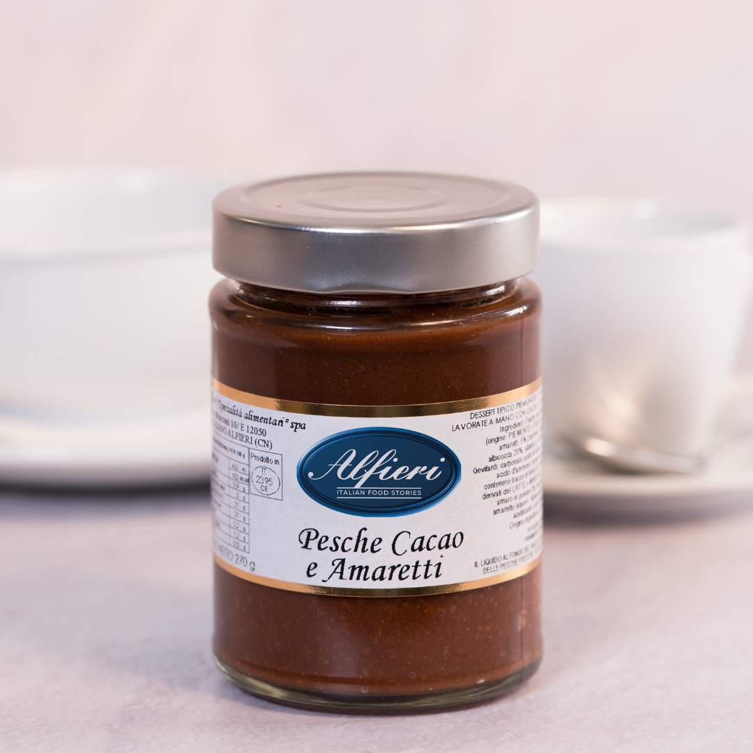 Pesche Cacao e Amaretti