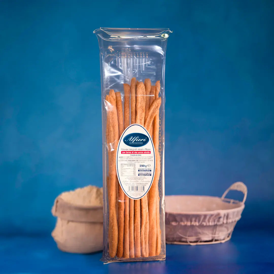 GRISSINI INTEGRALI CON FARINA DI RISO